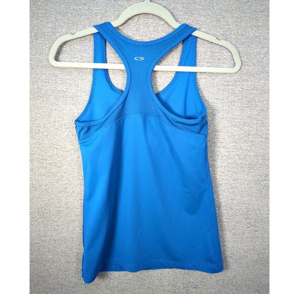 Champion Tank Blue Racerback Athletic Wear Size Small - Picture 2 of 7